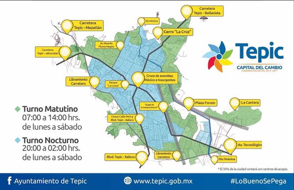 A un año de la elección, Polo sigue cumpliendo: No más basura en Tepic