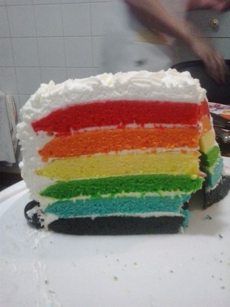 Le Rainbow Cake