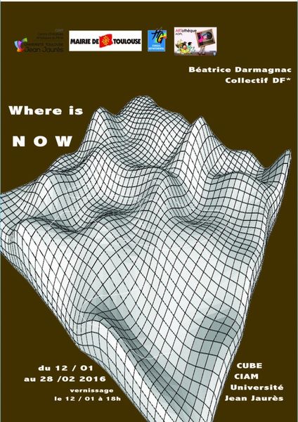 Solo show. CUBE du CIAM, Toulouse Where is NOW ?