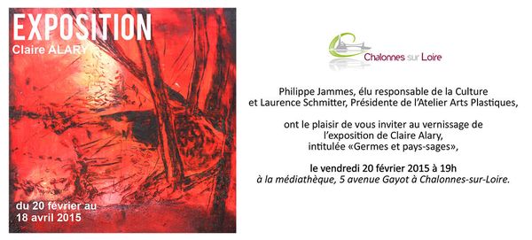 exposition a Chalonnes sur loire (Médiathèque)