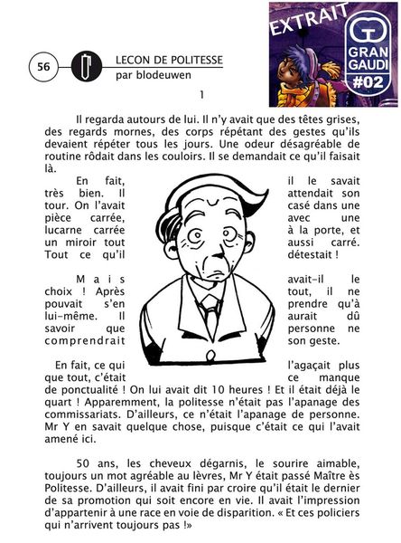 Extrait du fanzine Gran Gaudi n°02