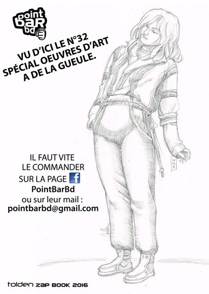 Promo pour le N°32 de Point Bar BD