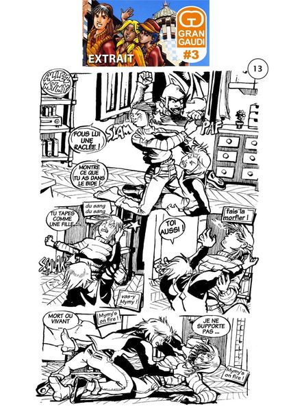 BD la gargouille, extrait de Gran Gaudi #3