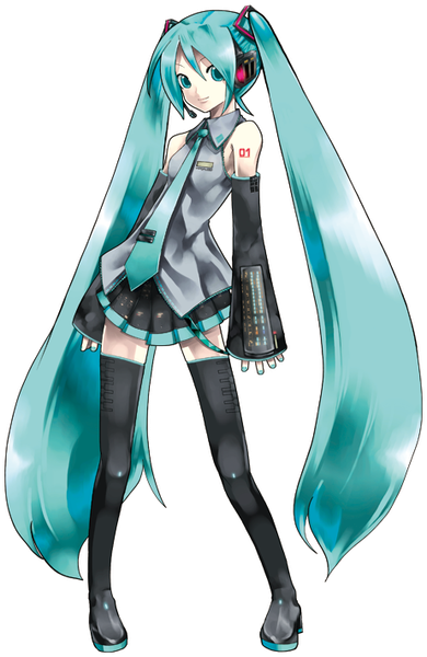 Hatsune Miku à la Japan expo.