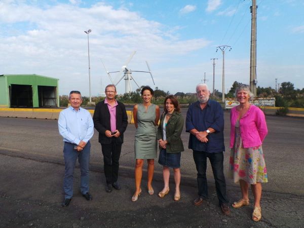 visite à Fos du projet d'éoliennes flottantes ...