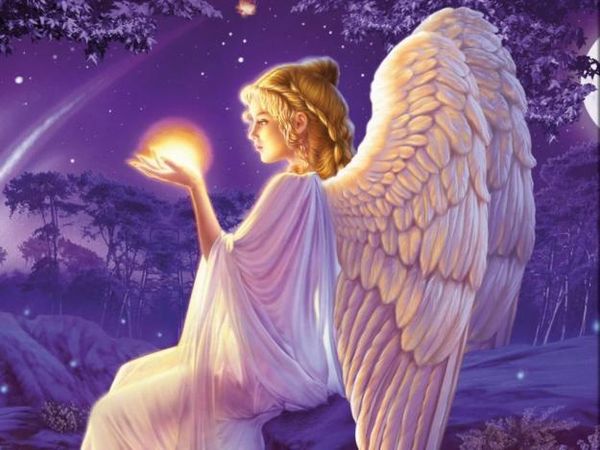 IMAGEN QUE REPRESENTA A UN ANGEL CON UN RESPLANDOR SALIENDO DE SUS MANOS,COMO SI FUERA SU PODER