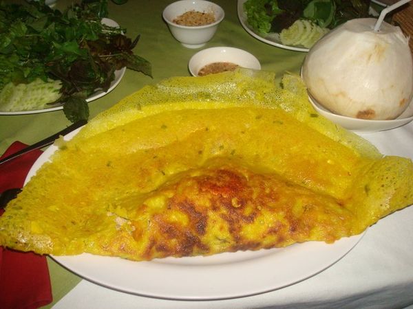 Crèpes jaunes "banh xeo"