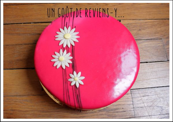 Entremets Fraise, Framboise et Tonka