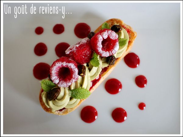 Eclair Framboisine by Christophe Adam