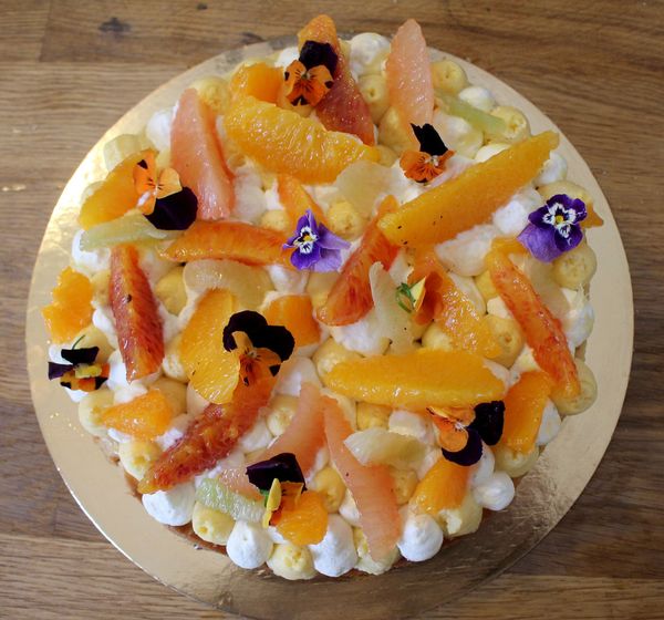 Entremets Agrumes Passion Gingembre