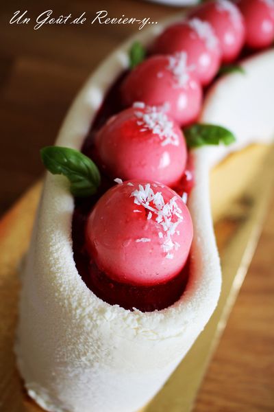 Entremets Fraise Coco