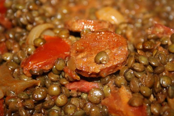 Lentilles au chorizo