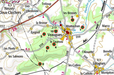 la Seigneurie de Veaugues en 1679...