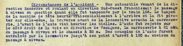 C'était à Veaugues, le 10 Août 1934...