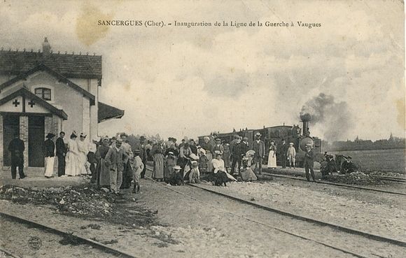 La gare de Sancergues