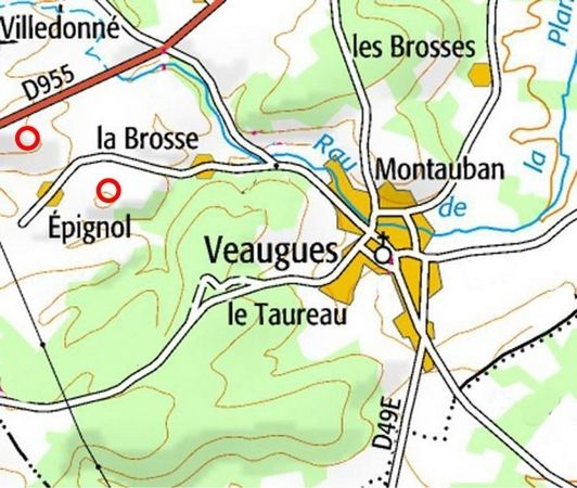 Veaugues: les moulins d'Epignol