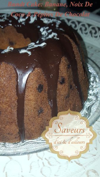 Bundt Cake: Banane, Noix de Coco & Pépites de Chocolat