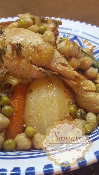 Couscous Marocain au Poulet et Légumes