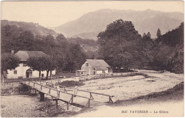 La glière développée par le torrent du St-Ruph