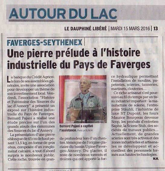 Bernard Pajani a captivé la nombreuse assistance