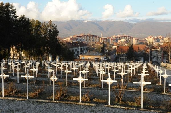 Cimetière militaire de Skopje (autrefois Uskub).