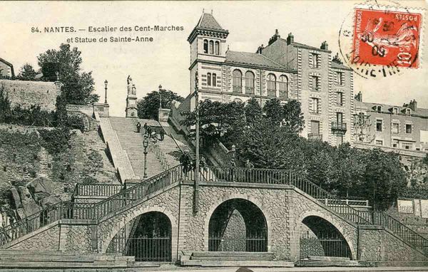 Les escaliers de la Butte
