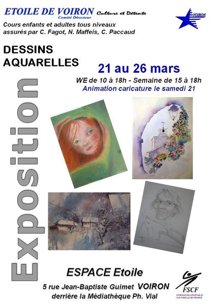l'affiche étoile de Voiron