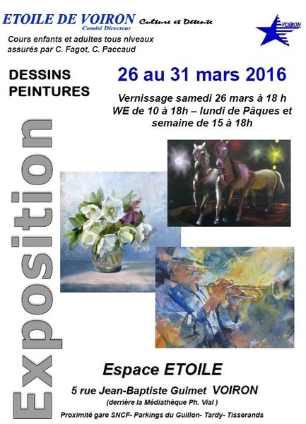 affiche expo Etoile de Voiron 2016