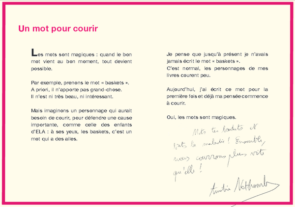Le texte de la dictée d'ELA 2015