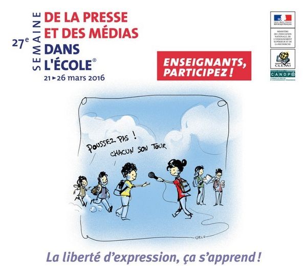 Semaine de la presse et des médias à l’école 2016