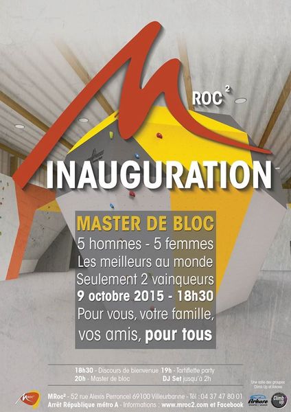Master de bloc avec les plus grandes stars de la grimpe !