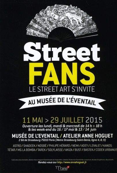 LE STREET ART au Musée de l'éventail.