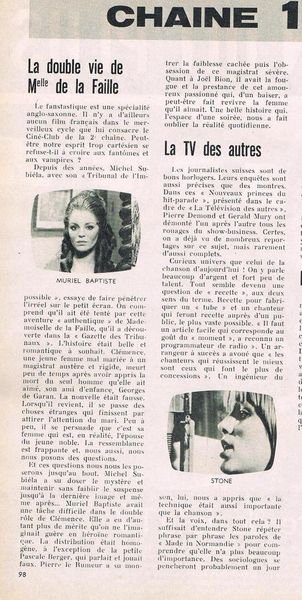 Mardi 26 Février 1974