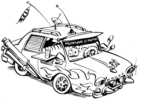 Voiture à Momo