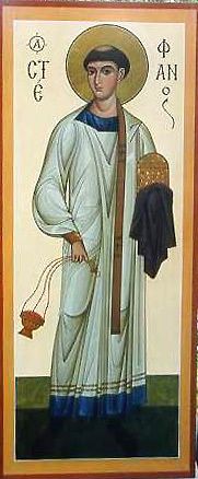 Fêté le 2 août : Translation des reliques du Saint Protomartyr et Archidiacre Stephano de Jerusalem à Constantinople