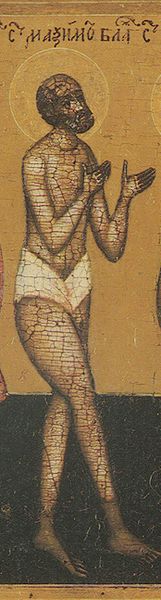 Découverte des reliques du Vénérable Saint Maxime de Moscou le Fou pour Christ