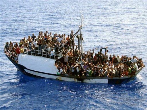 Le nombre de clandestins vers l'Europe a bondi de 155 % en 2014