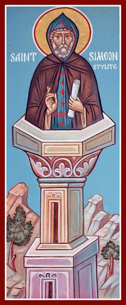 Saint Simeon Stylite, l'Ancien