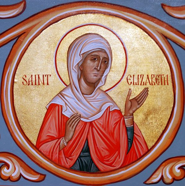 Fêté le 5 septembre : Sainte Juste Elizabeth la Mère de Saint Yoann le Baptiste