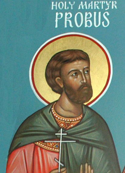 Saint Martyr Probos à Tarsos, en Cilicia