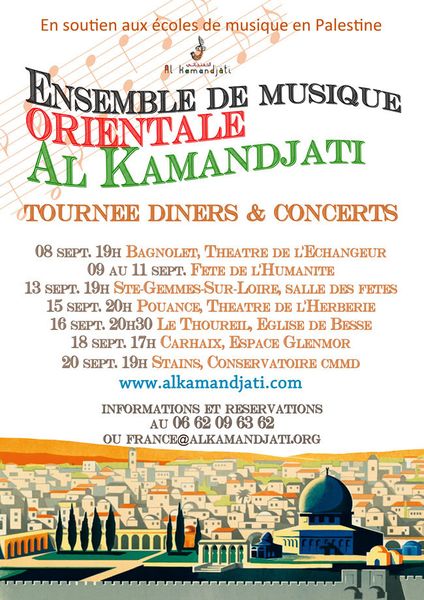 Concerts Al Kamandjâti en France