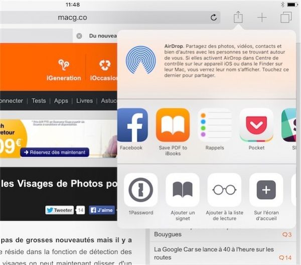 iOS 9 facilite la création de PDF à partir de photos ou de pages web ...