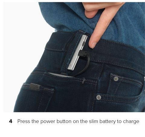 Recharger son smartphone … dans la poche de son jean ...