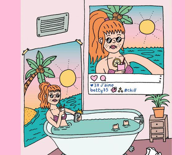 Dessin de Roca Balboa illustrant le billet de Marine Retard Magazine