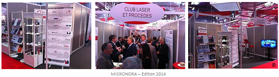 Stand collectif "Laser et procédés" - Micronora 2016