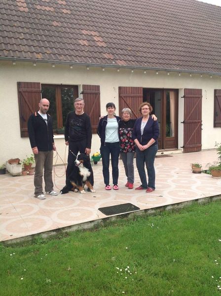 La famille presque au complet : il manque Daniel, le papa de Raph, qui prend la photo.