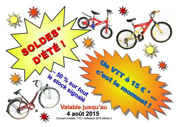 Les soldes d'été, c'est aussi à Eco-Cyclos !