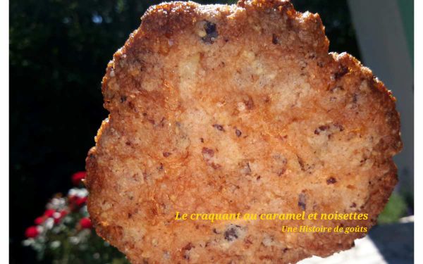 Craquants au caramel et noisettes