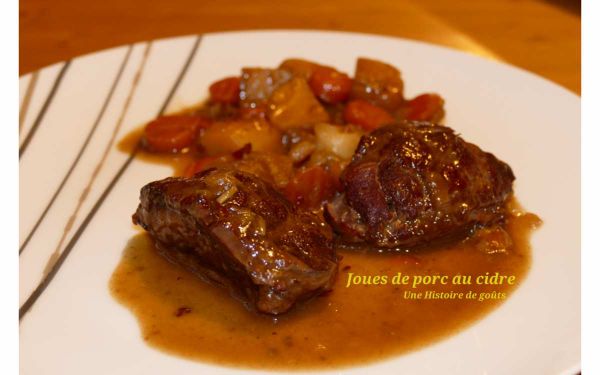 Joues de porc au cidre