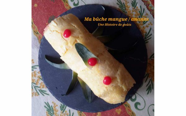 Ma Bûche ananas / mangue